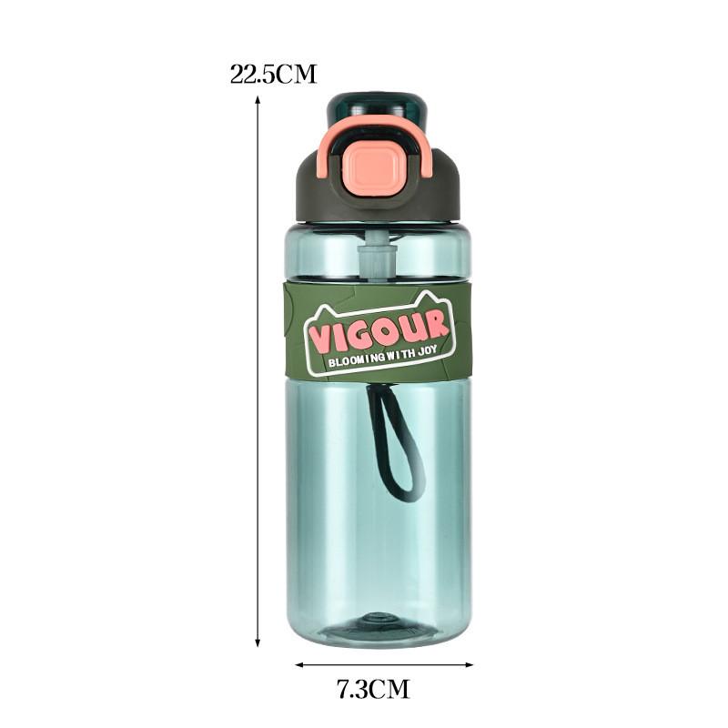 Plastic Water Bottle Sports Large Capacity With Carry Handle For Gym And Outdoors