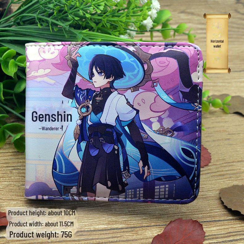 Genshin Impact Anime Game Wallet – Hochwertiges Peripherieprodukt