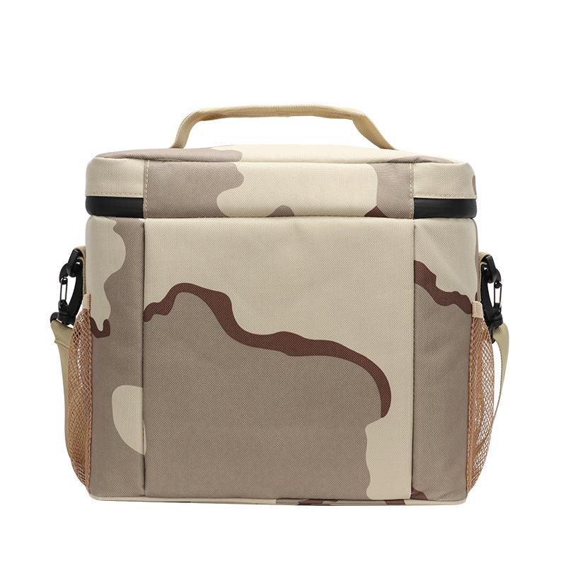 Square Camouflage Waterproof Insulated Lunch Bag - Waterproof, Wear-Resistant, Durable Oxford Cloth, Perfect for Work
