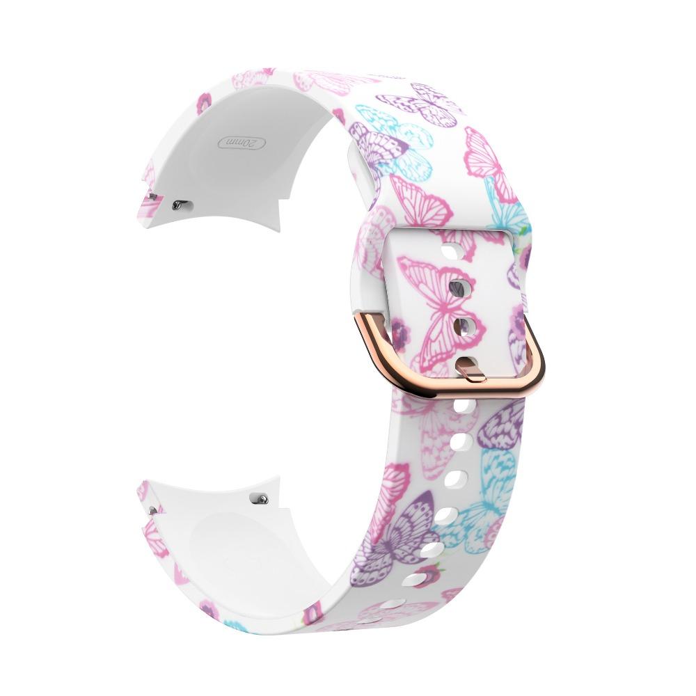 Classic Silicone Strap For Samsung Galaxy Watch 4/5/6/7 40mm 44mm 5 Pro 45mm Bracelet band Galaxy Watch4/6 Classic 47mm 43mm 46mm 42mm