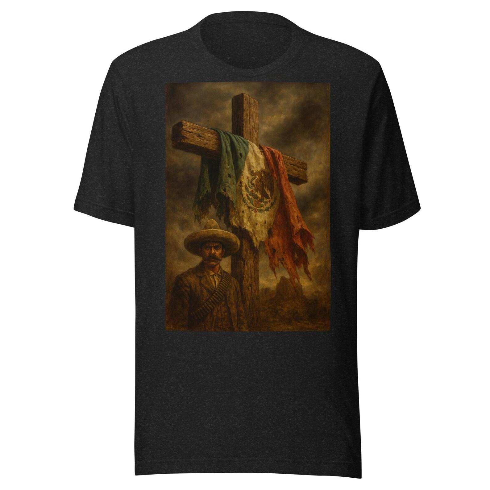Zapata apata Mexican Vintage Flag Unisex t-shirt 4XL