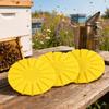 3Pcs 16 Passage Bee Escape Disc Yellow ABS Beehive Exit Disc Durable Lightweight Anti-Running Tool Beehive Ventilation