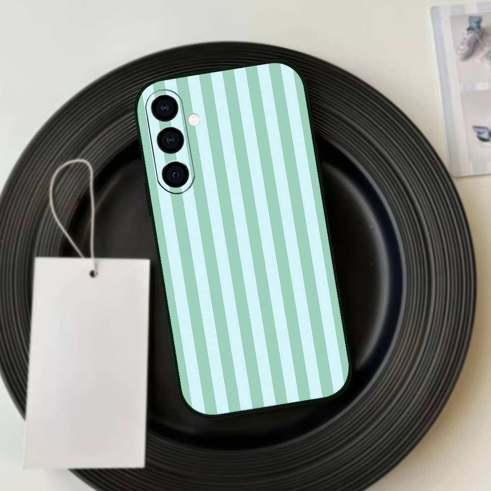 Striped Color-Blocking Art Pattern Phone Case Silicone Soft For Samsung Galaxy A73,A72,A71,A70,A53,A52,A51