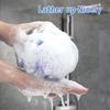 Shower Bath Sponge 75g/each Extra Large Shower Ball, Soft Mesh Bath Scrubber Rope, Easy to Lather Body Cleansing Exfoliator, Pack of 4, Floral Pattern
