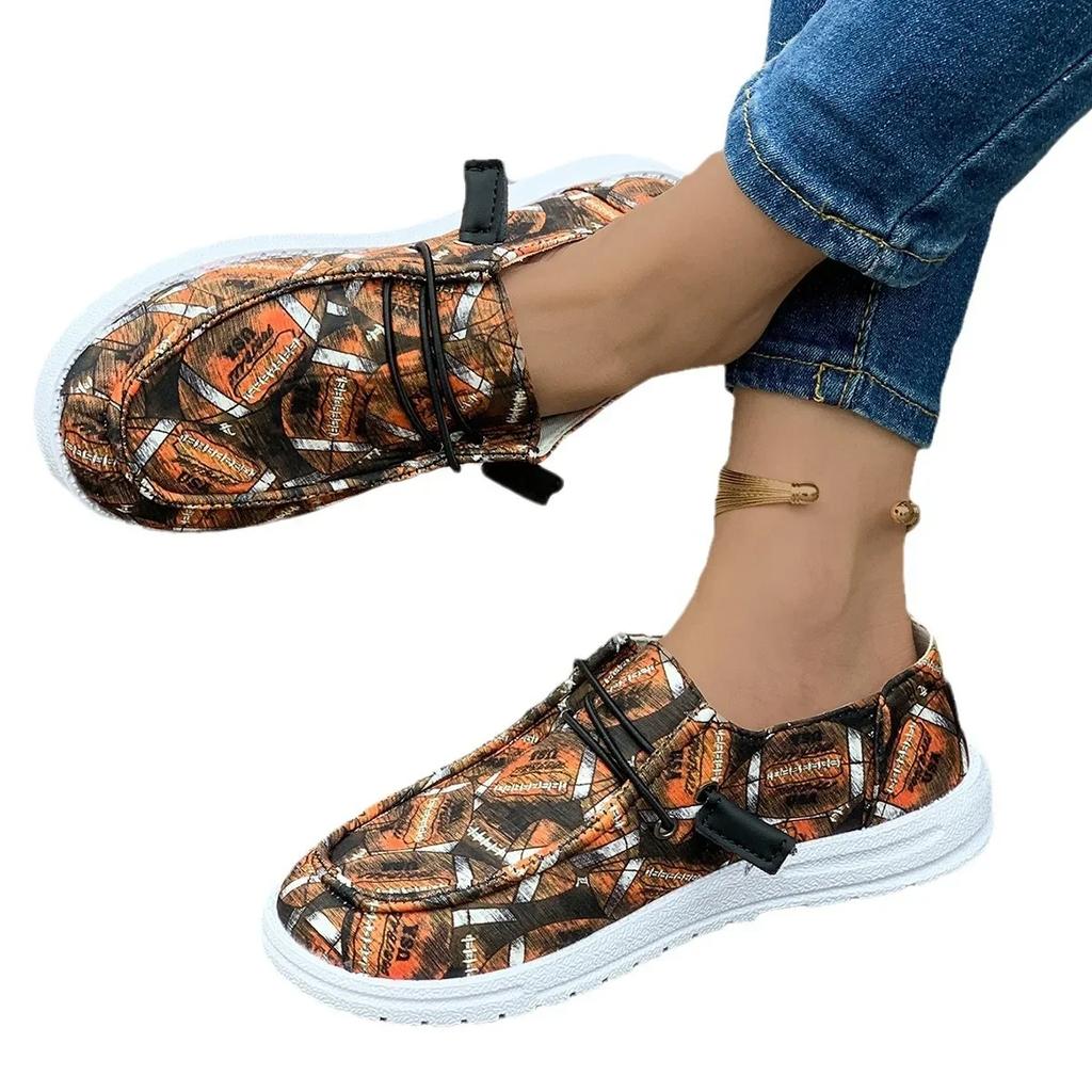 Jarní a podzimní móda Nové mělké ústa Jednobarevné Halloweenské Dámské Ležérní a Pohodlné Velké Velikosti Ploché Boty