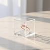 Acrylic Guitar Pick Display Box With Stand Collectible Rack Storage Case Transparent Pick Jewelry Holder For Guitar Accessories