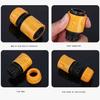6 Pcs Garden Quick Hose Connector 1/2” End Double Male Hose Coupling Joint Adapter Extender Set For Hose Pipe Tube