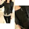 Women's Leather & Suede - Slim Fit Faux Leather Jacket Women Fashion Short Coat Turn Down Collar