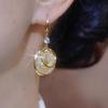 Elegant Gold Thread Crystal Drop Earrings - Versatile, Trendy, and Stylish