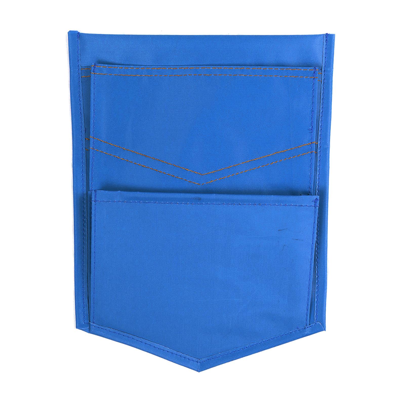 

Магнитный карман для хранения белой доски Магнитный держатель маркера Футляр для аксессуаров для белой доски Сумка для холодильника для белой доски синий