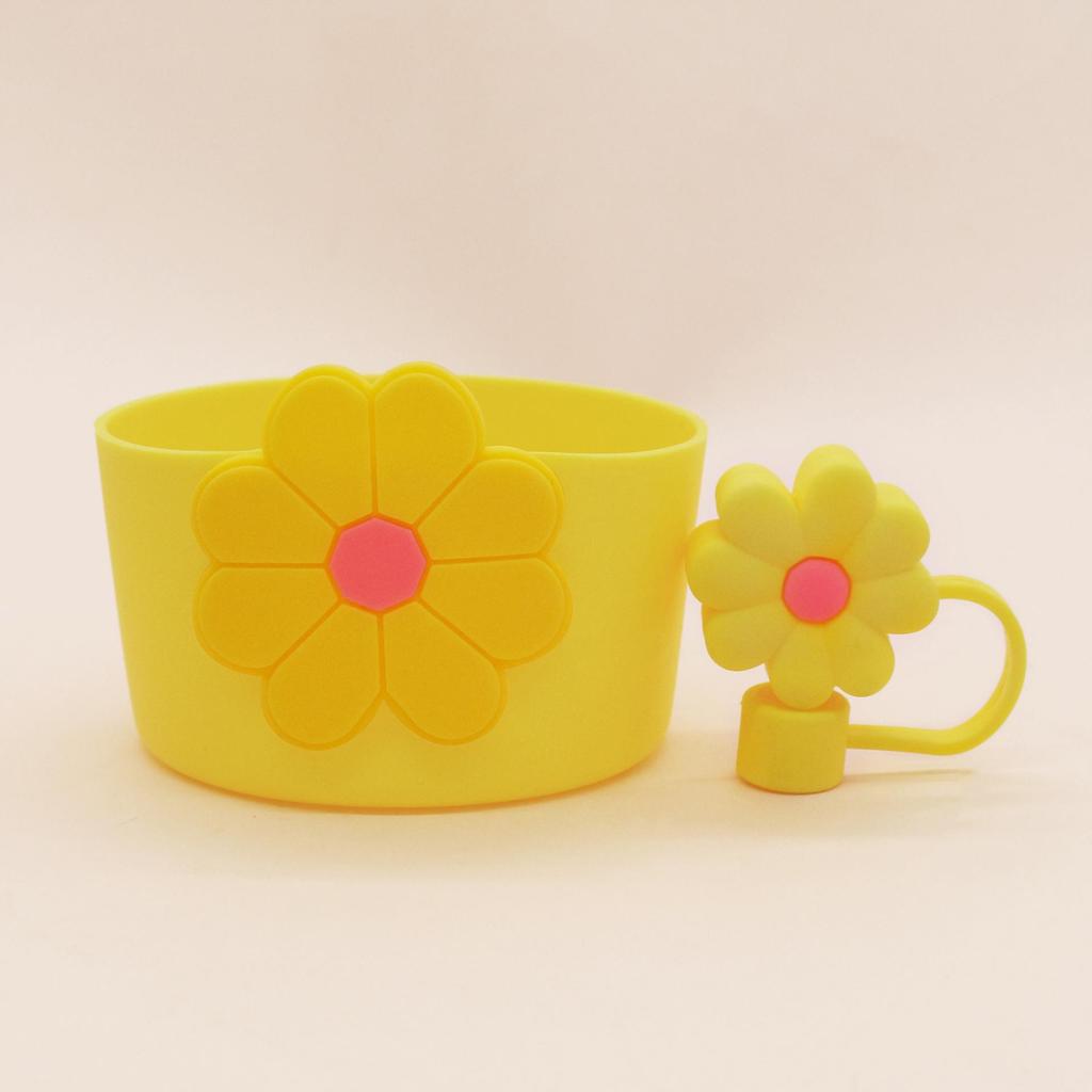 Silicone Insulated Cup Sleeve: Stanley Water Bottle Bottom Cover & Protective Sleeve