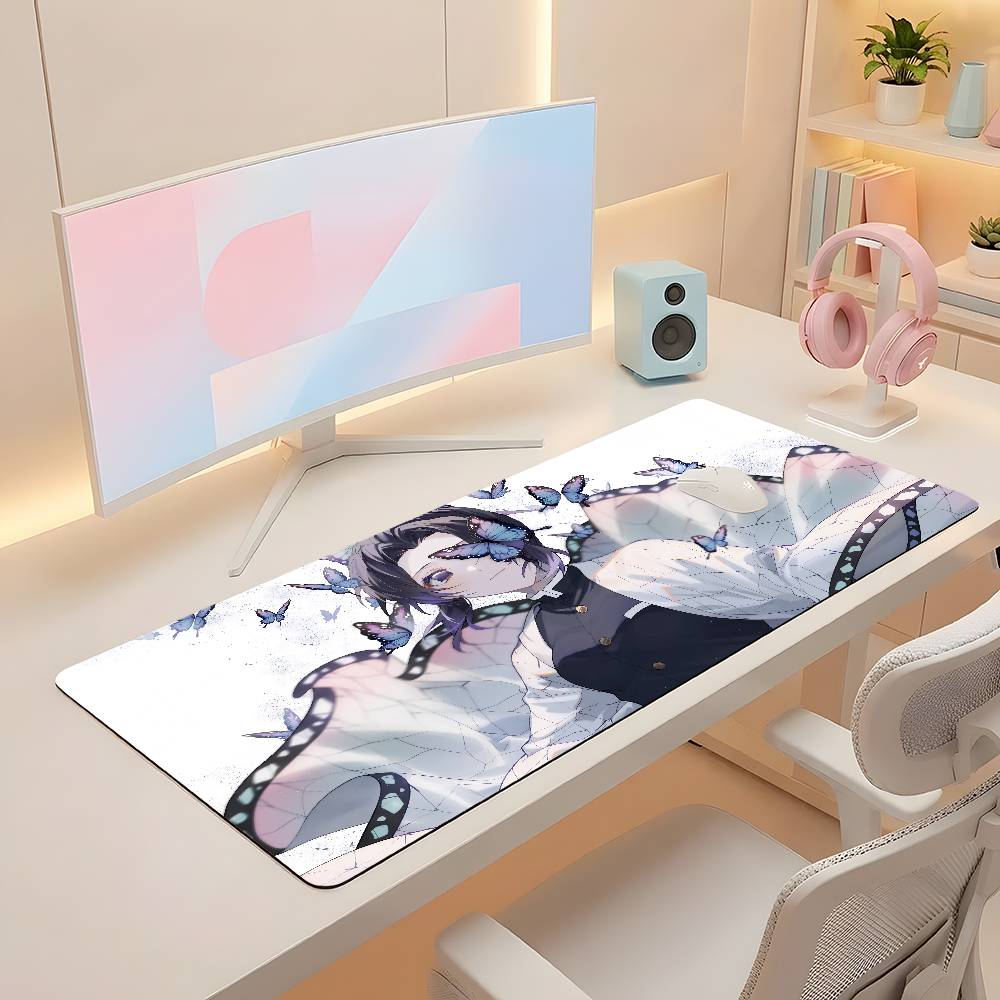 Demon Slayer Gaming Mouse Pad Large Anime Keyboard Mat Deskmat Laptop PC Gamer Accessories