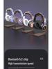 Noise-Cancelling Over-Ear Wireless Bluetooth Headphones with Card Slot and Long Battery Life for Gaming and Universal Compatibility
