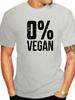 Codzienna Koszulka Śmiesznie Nadrukowana T-shirt 0 Weganizm Wegetarianizm Koszulka Wegetariańska Nadruk Krótki Rękaw Street Odzież Unisex Harajuku