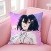 Watashio Tabetai Hito De Nashi Cushion Cover Comfortable Reversible Pillow Cover Ideal For Car Sofa Bedroom & Beyond