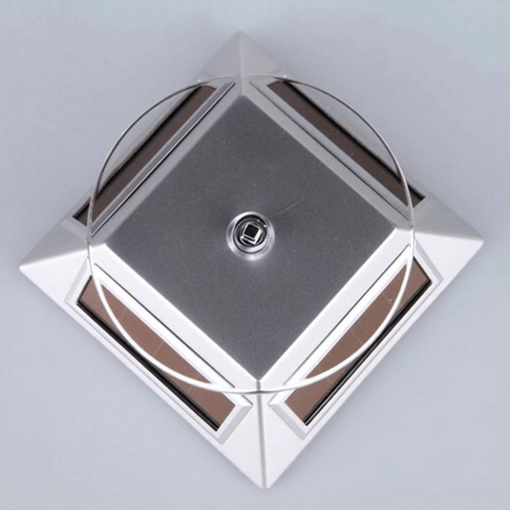 Design Compatto Piattaforma Rotante Solare a 360 Gradi Piattaforma Girevole Espositore da Negozio