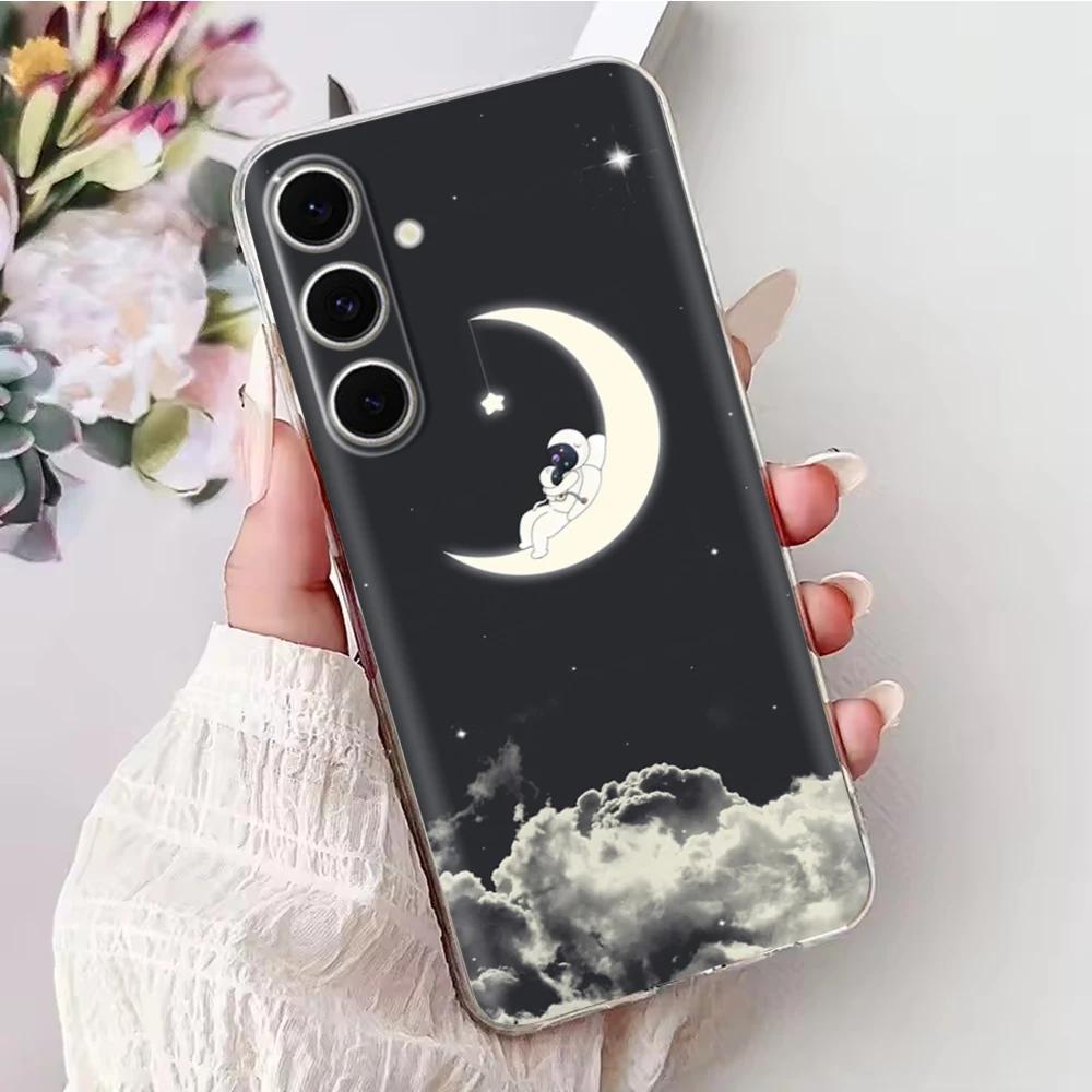 Hülle Für Samsung Galaxy S24 FE Hülle Lustige Tiere Weiches Glattes Flüssiges Silikon Hochwertige Abdeckung Für Galaxy S24 FE SM-S721B 6,7"