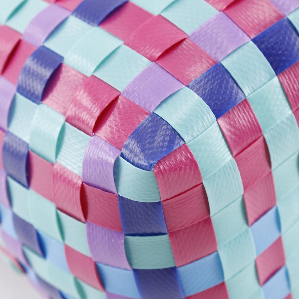 MARNI Pod Woven Bucket Handbag M00332 M00IW One handle Blue / multicolor polypropylene Women Used