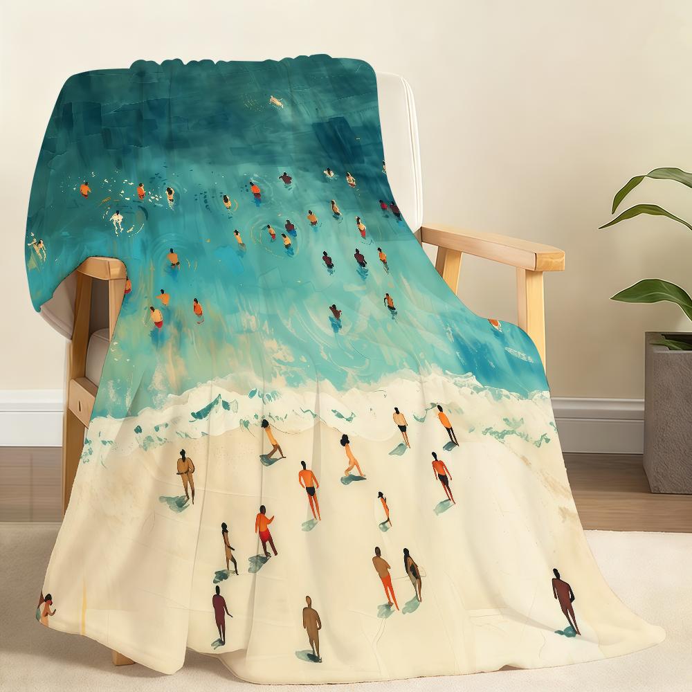 S Sommer Bösewicht S Schwimmdecke Für Weiche Überwurfdecke für Picknick Bett Sofa Haus Schlafzimmer Gemütlich Warm Bequem