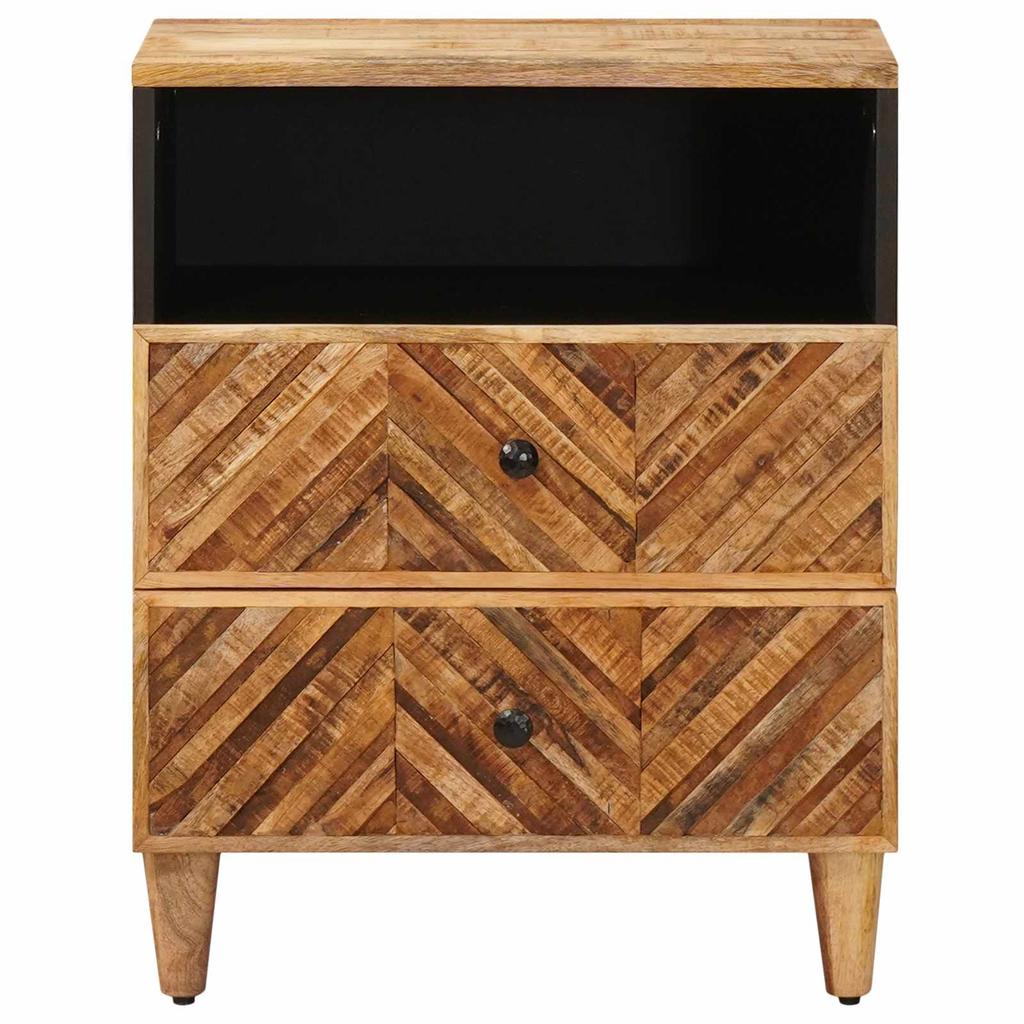Nightstand Brown 50 X 33 X 60 Cm Solid Mango Wood