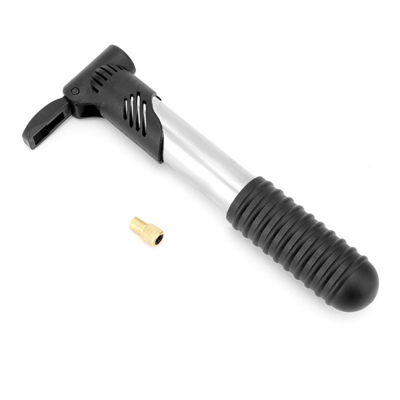 Bicycle Pump Portable Silver Pump Road Mountain Bike Pump Riding Tire Filling Pump Riding Equipment Outdoor Equipment