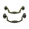 Antique Alloy Furniture Handles for Cabinets and Drawers - Classic Large and Small Strips