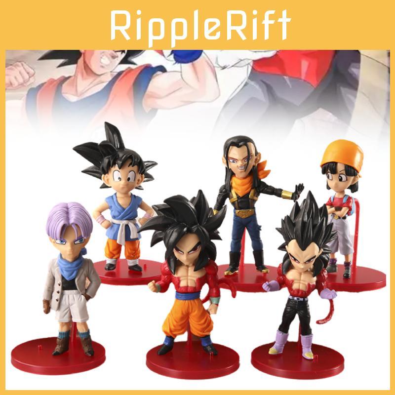 Unique Dragon Ball Character Dolls Featuring Goku Trunks Vegeta And Bulma Adorable Pvc Figures