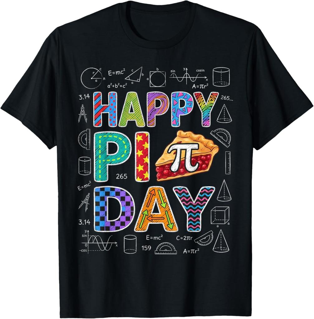 PI Day 3.14 Pie Day Pi Symbol for Math Lovers Unisex T-Shirt