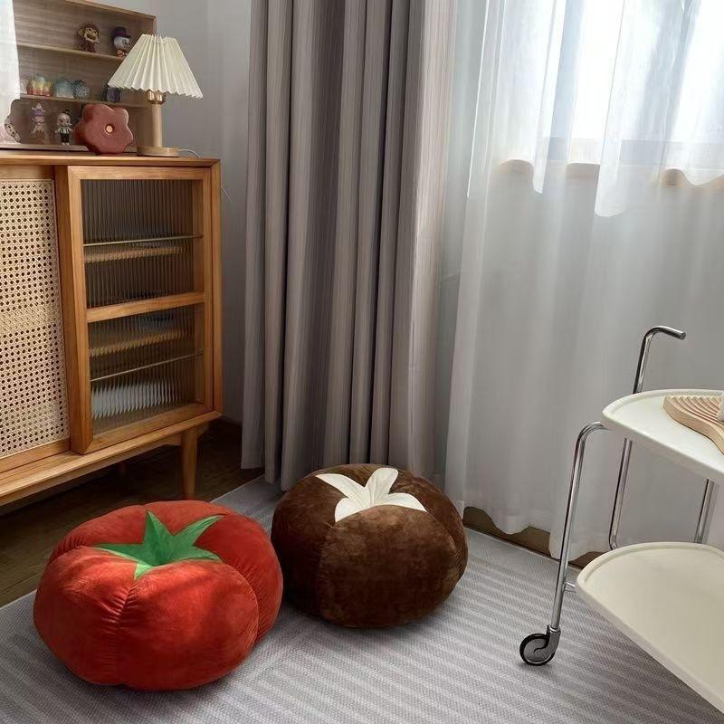 Creative Cute Tomato Mushroom Cushion Sofa Cushion Decoration Pendant Pillow Lazy