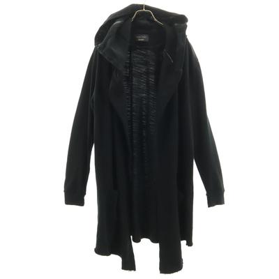 ZARA MAN Sweat Coat M Black Hooded Men's Used