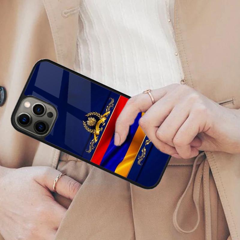 

Чехол для телефона с магнитом, с гербом и флагом Армении, для APPLE iPhone 17 Air 16 14 13 12 Pro Max 15 Plus, с поддержкой MagSafe iPhone 14