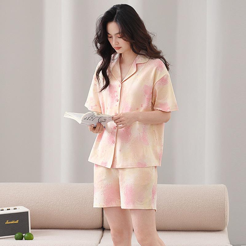 Cool Pajamas Women's Summer Modal Short-sleeved Shorts Loungewear Summer Thin Ice Silk Loose Large Size Suit
