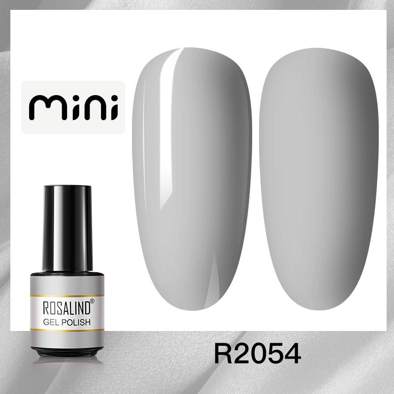 ROSALIND Mini Nail Gel Polish Hybrid Gel Polish UV Gel Manicure Soak Off Nail Art Base Top Coat