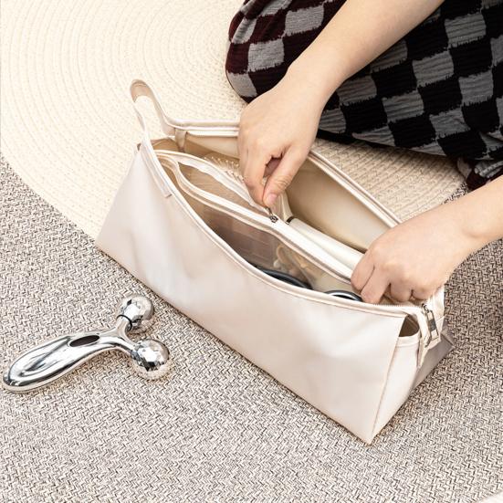 

Сумка для зберігання фена великої місткості на блискавці, дорожня портативна сумка для зберігання, органайзер для плойки світло-фіолетового кольору