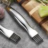 Green Onion Slicer Garlic Scallion Cutter Stainless Steel Vegetable Cutter Shredder Knife Herb Scallion Scissors Kitchen Gadgets