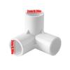 PVC Tee, Tee PVC Fittings | 3D Pipe Connections 3D 3-Way Square 5-Way White