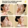 12 Kupferperlen Guasha Gesichtsmassagegerät Sandelholzgriff Faszienlifting Gesicht Manuelles Massagegerät Antistatisch Froschform Handheld