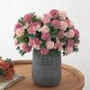 5-pronged Vintage Hydrangea, Silk Flower, Artificial Flower, Green Plant, Wedding Photography, Home Decoration Arrangement