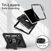 For iPad (2025)/ iPad 10.9 (2022) Case with Kickstand Strap Anti Drop PC + Silicone Tablet Cover