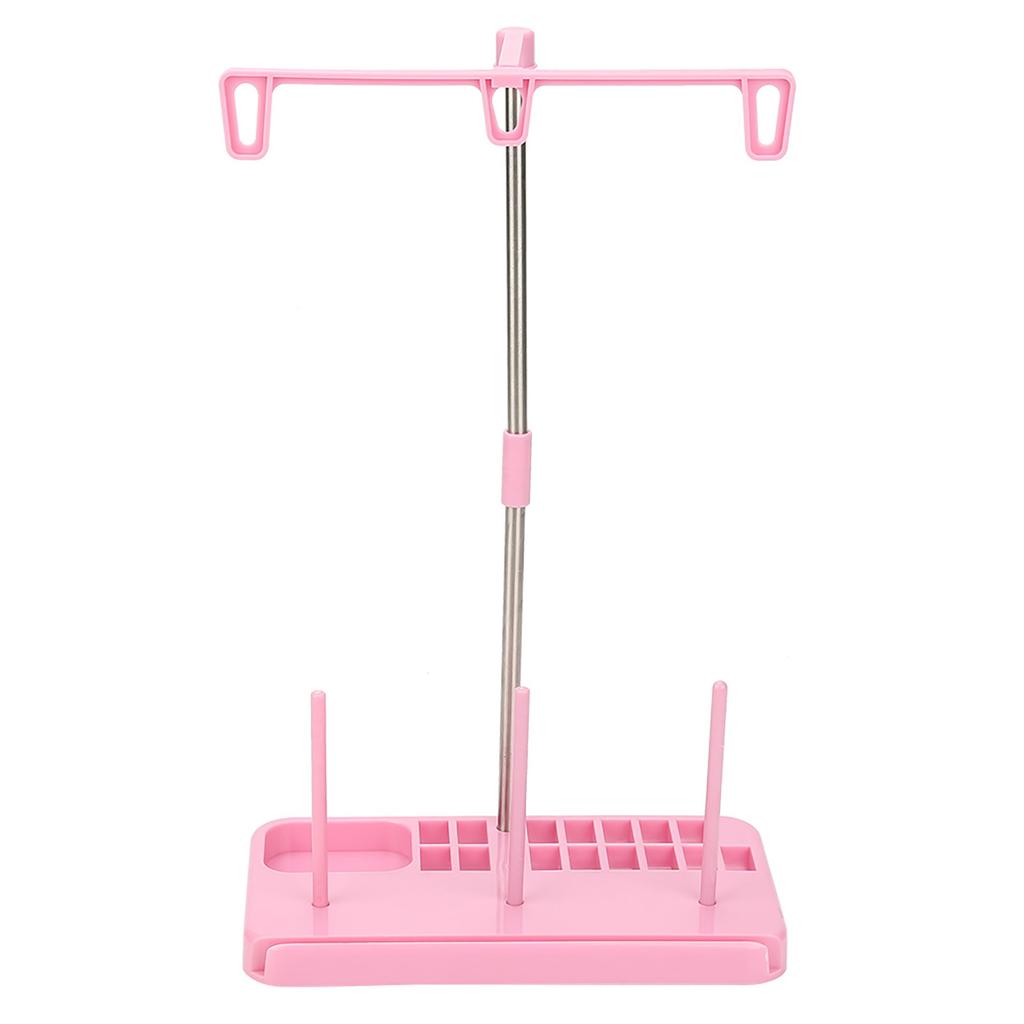 Domestic 3 Cones Embroidery Thread Holder Spool Stand Pink Sewing Machine Accessories