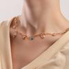 Simple Return Chain Ocean Wind, Shell Starfish Necklace, Design Necklace