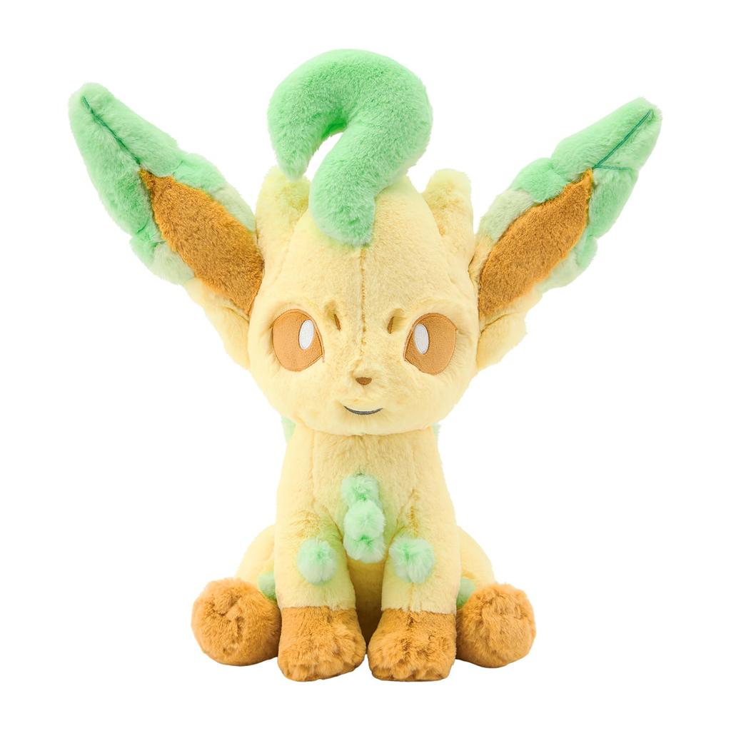 Pokemon Center Original Fluffy Hug Plush Toy Leafeon
