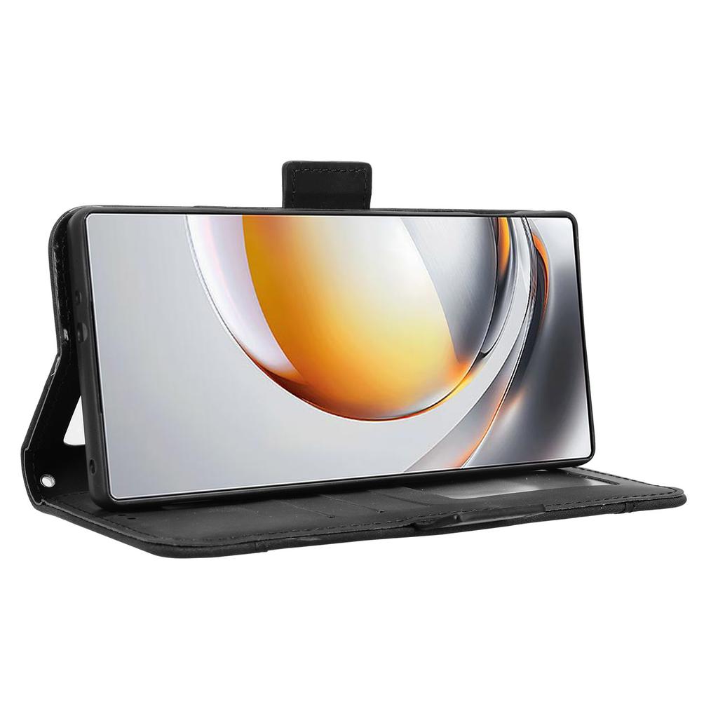 For TECNO Camon 50 4G BINFEN COLOR BF17 Phone Case Wallet Folio Flip Leather Cover