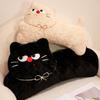 Cartoon Cat Throw Pillow Plush Toy Doll Kitten Doll Home Sofa Pillow Cushion Girl Doll