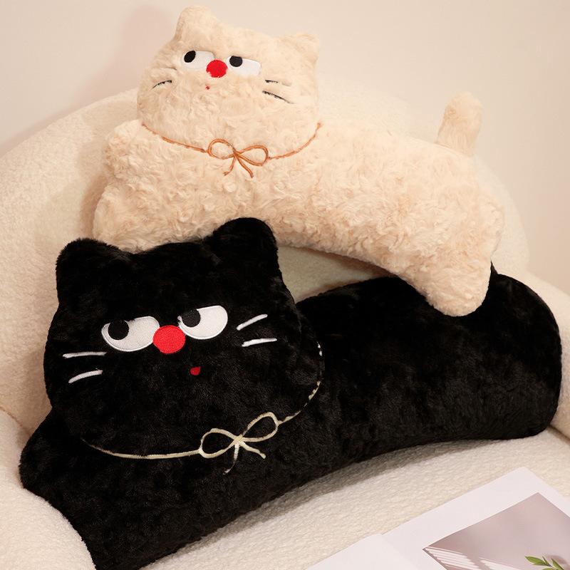 Cartoon Cat Throw Pillow Plush Toy Doll Kitten Doll Home Sofa Pillow Cushion Girl Doll