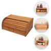 1 Stück Holz Küche Brotkasten Haushalt Aufbewahrungsbehälter Praktischer Lebensmittelbehälter Obst Aufbewahrungsbox Organizer für Küche | Flaschen, Gläser & Boxen