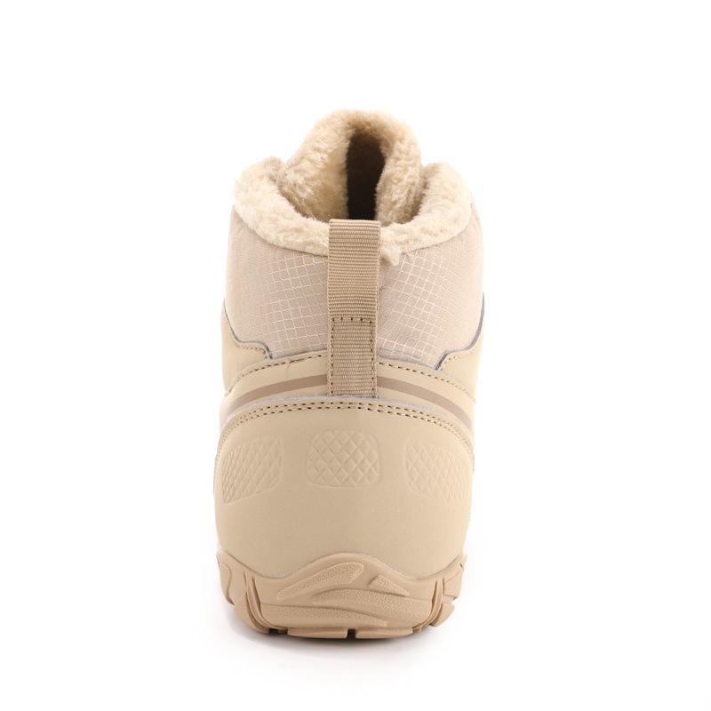 New high-top warm velvet thickened men's cotton shoes waterproof, non-slip and comfortable boots