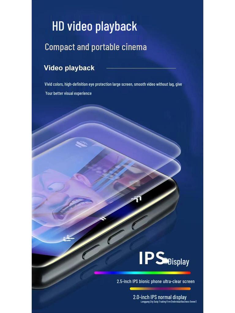 High School Student MP4/MP5 Touchscreen: Read Novels, Listen to Music, Bluetooth-Enabled Walkman