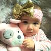 Barn Baby Girl Paljett Spets Bowknot Hårband Blinkande Turban Pannband Pannband