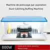 800W Polishing Grinding Device Power Tool with Dust Collector Dust-Catching Buffing Machine Bench Grinder Jewelry Polisher Machine
